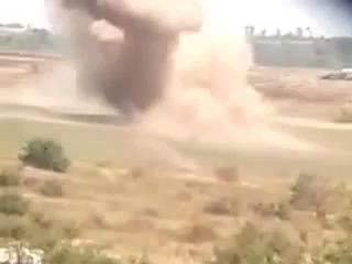 Процесс уничтожения скопления техники карателей