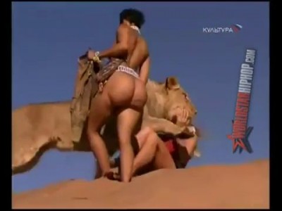 Girl Raised As A Bushman Walking With Lions