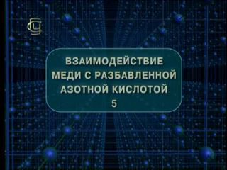 Реакция меди с разбавленной азотной кислотой