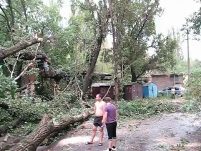 Косиора,29 Б. Последствия ливня.