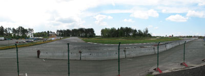 Чайка, панорама шпильки. вид с трибун. ПРЕ