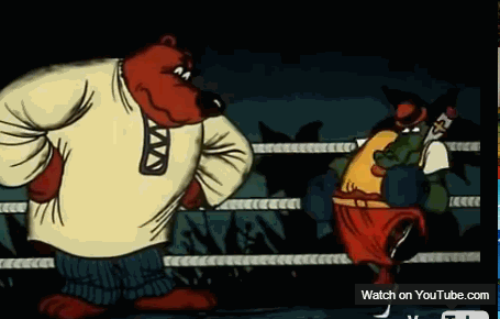 крокодил и медведь