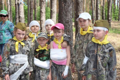 зарница забинтованные