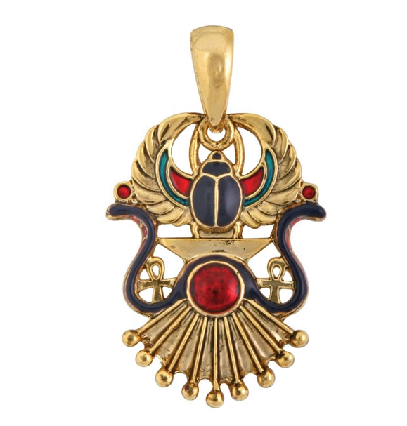 Egyptian-Winged-Scarab-Pendant-Jewelry-Accessory-Egypt