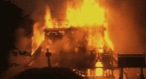 Горящая церковь