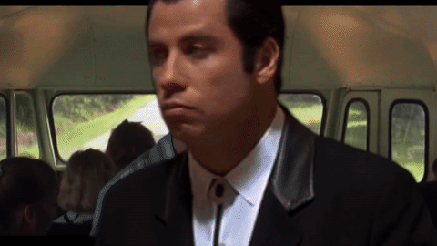 Траволта в автобусе