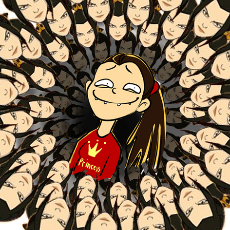 м