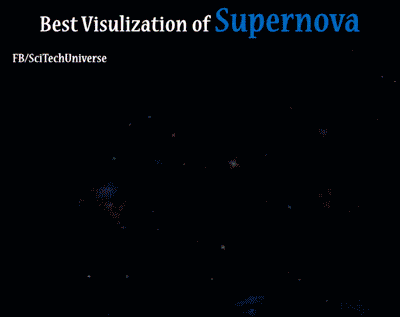 Лучшая визуализация вспышки сверхновой