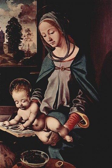 piero-di-cosimo-1462-1521-madona-com-menino-lendo-1485-1490osm-83-x-56-cm-konigliche-sammlung-estoco