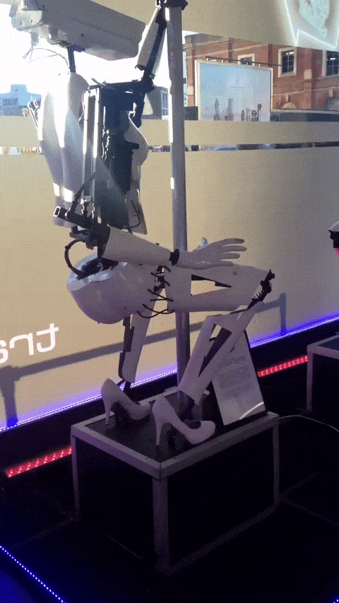 robot streptease
