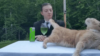 Нервничает