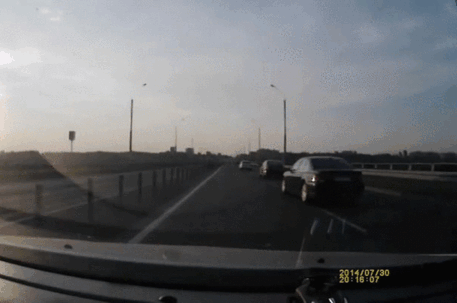 Мотоциклист, чудом избежавший смерти