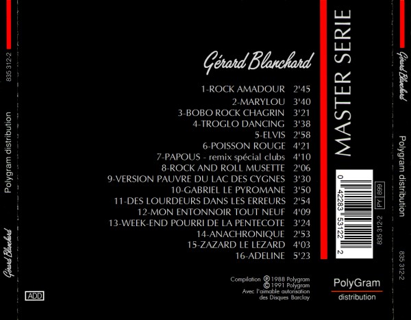 Gerard Blanchard back