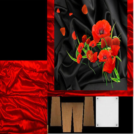 кровать красное дерево