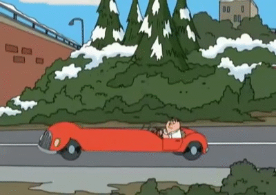 Peter Griffin and the Red Car