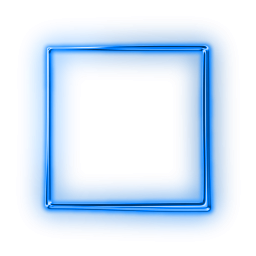 glowing-green-neon-icon-symbols-shapes-square