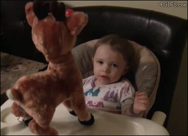 Reindeer-toy-scares-baby