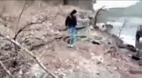 Красивый заход в джип