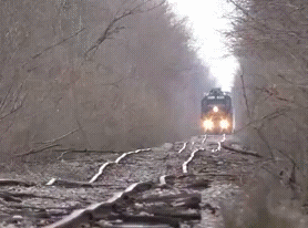 Поезд в США