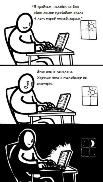 перед телевизором