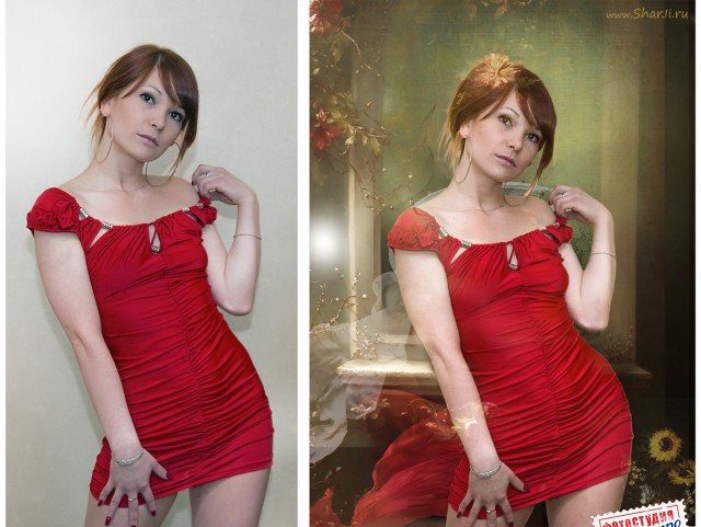 ретушь до и после