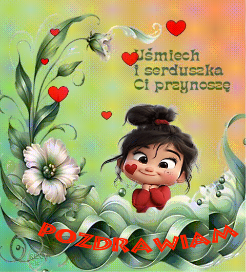 Uśmiech i serduszka ..