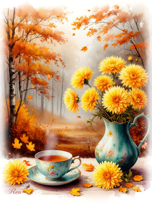 Осеннее утро