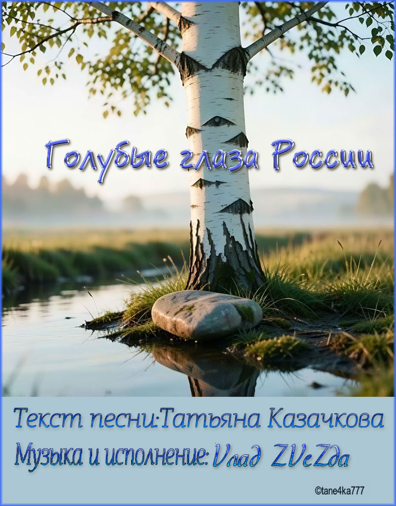 Коллаж "Голубые глаза России" tane4ka 777