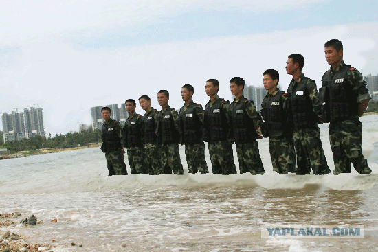 Китайский-спецназ-и-бык