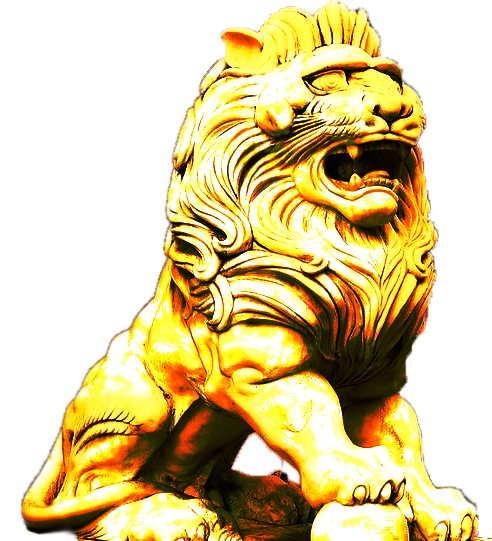 Gold20Lion20Statue