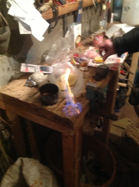 Горит родной