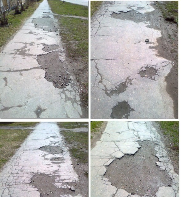 Тротуар на Ленина