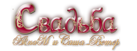 свадьба алина и саша