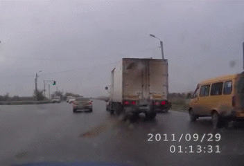 г. Волжский ДТП пьяный Камазист Эффектный финал!!!_1