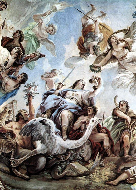 Фемида Лука Джордано, 1686
