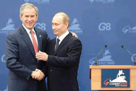 буш и путин