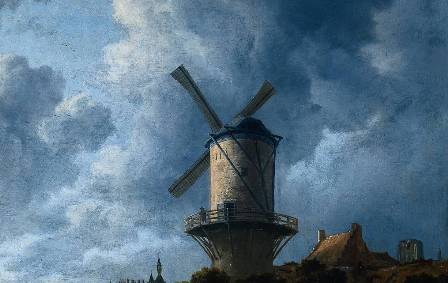 The Mill at Wijk-bij-Duurstede (Jacob van Ruisdael 1670)