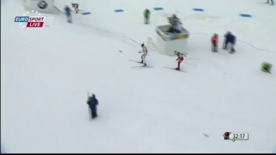 BIATHLON Spectacular Finish! SVENDSEN vs FOURCADE (WC 2013 Nove Mesto) HD