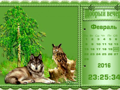 Волк и сова
