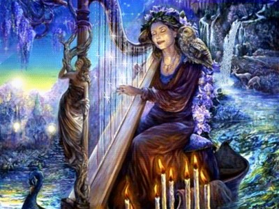 Alizbar - Блики солнца на﻿ воде (кельтская арфа и ханг)  