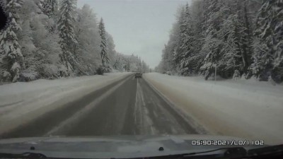 Ушел в сугроб