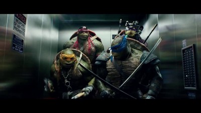 Черепашки ниндзя в лифте