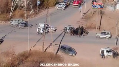 Полицейские застрелили вооруженного человека. Якутск