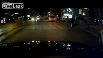 Авария! Скосил троих!