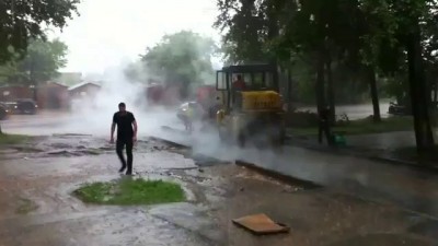 Укладка асфальта. Пермь