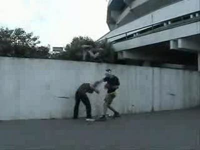 Пародия на паркур