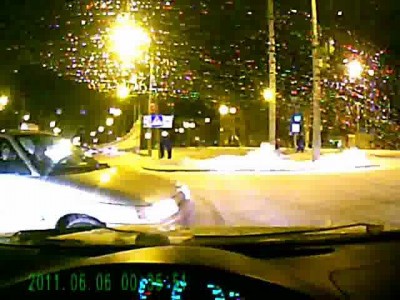 ТП,за рулём жыпа спасла от аварии с бомбилой.