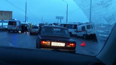 ДТП на Калужском шоссе 4.01.2013