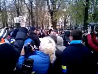 Бандеровцы на Соборной пл. 04.11.2014