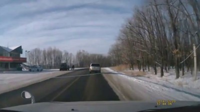 Сбили полицейского